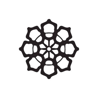 the logo. mandala artwork. doodle style