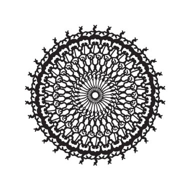 the logo. mandala artwork. doodle style