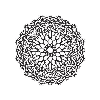 the logo. mandala artwork. doodle style