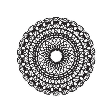 the logo. mandala artwork. doodle style