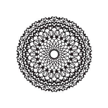 the logo. mandala artwork. doodle style