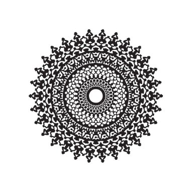 the logo. mandala artwork. doodle style