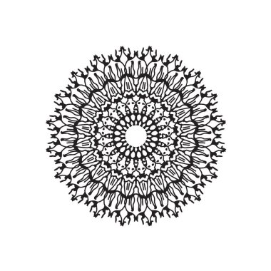 the logo. mandala artwork. doodle style