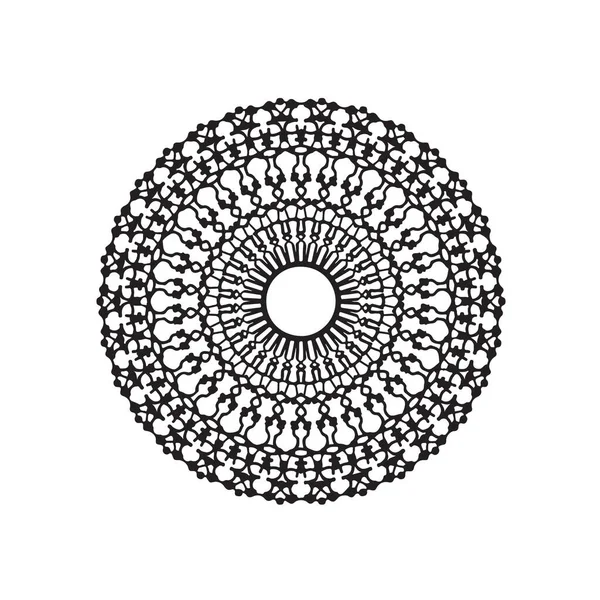 O logotipo. obra de arte mandala. estilo doodle — Vetor de Stock