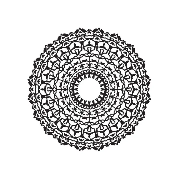 O logotipo. obra de arte mandala. estilo doodle — Vetor de Stock