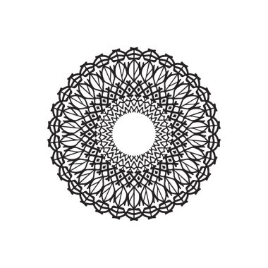 the logo. mandala artwork. doodle style