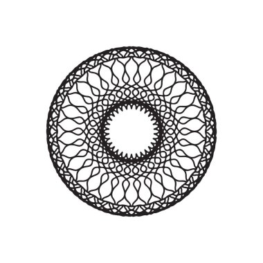 the logo. mandala artwork. doodle style