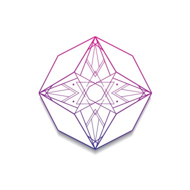 the logo. mandala artwork. doodle style