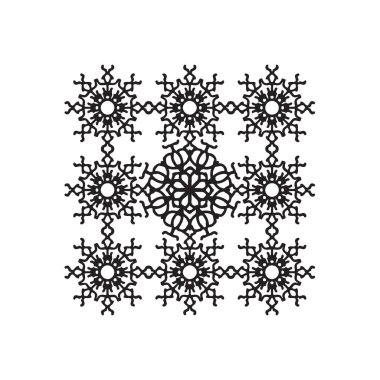 mandala - vector logo/icon illustration