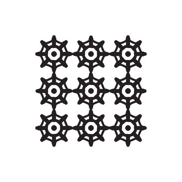 Mandala - illustration de logo vectoriel / icône — Image vectorielle