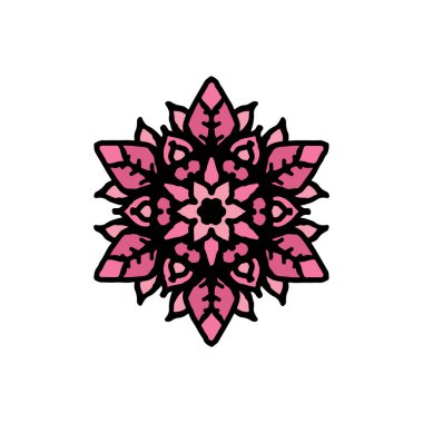 mandala - vector logo/icon illustration