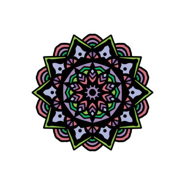 mandala - vector logo/icon illustration
