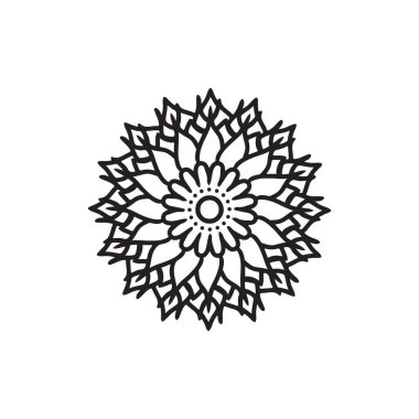 mandala - vector logo/icon illustration
