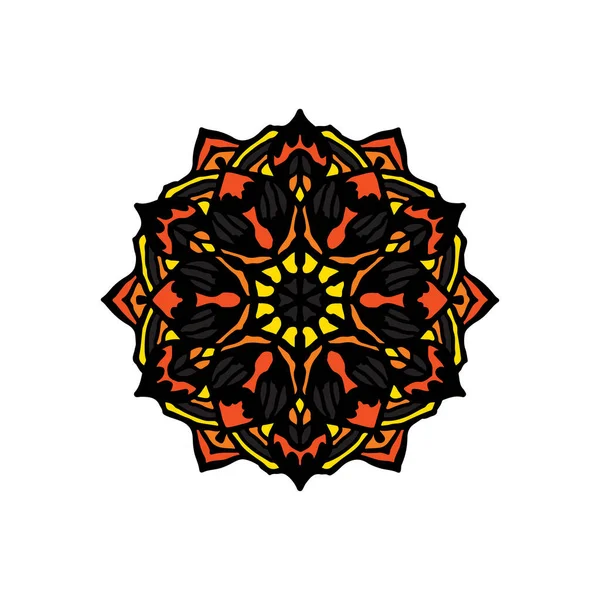 Mandala - vector logo / icono ilustración — Archivo Imágenes Vectoriales
