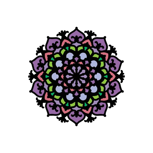 Mandala - vectorlogo / icoon illustratie — Stockvector