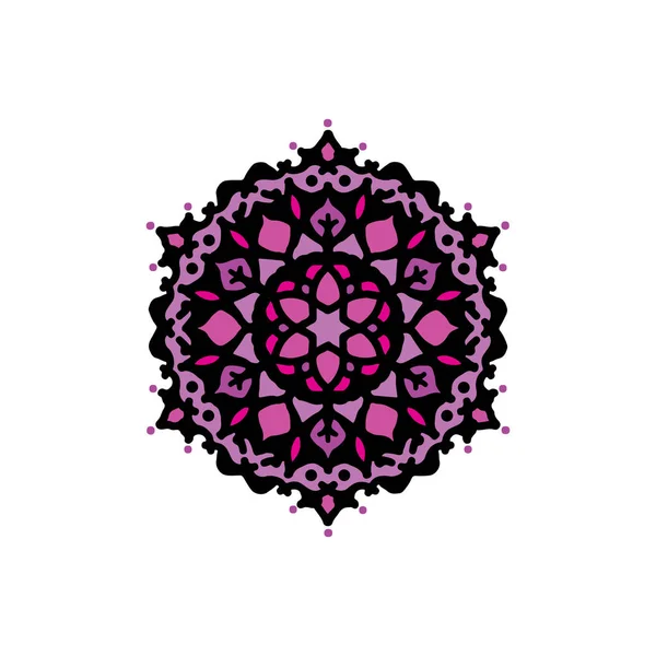 Mandala - vectorlogo / icoon illustratie — Stockvector