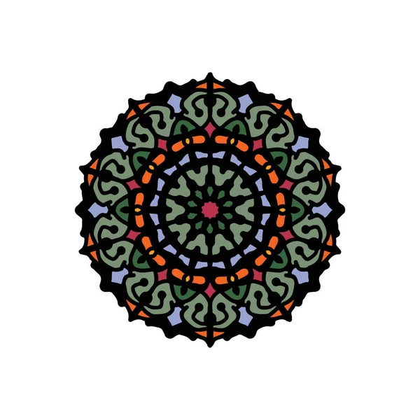 Mandala - векторный логотип / иконка — стоковый вектор