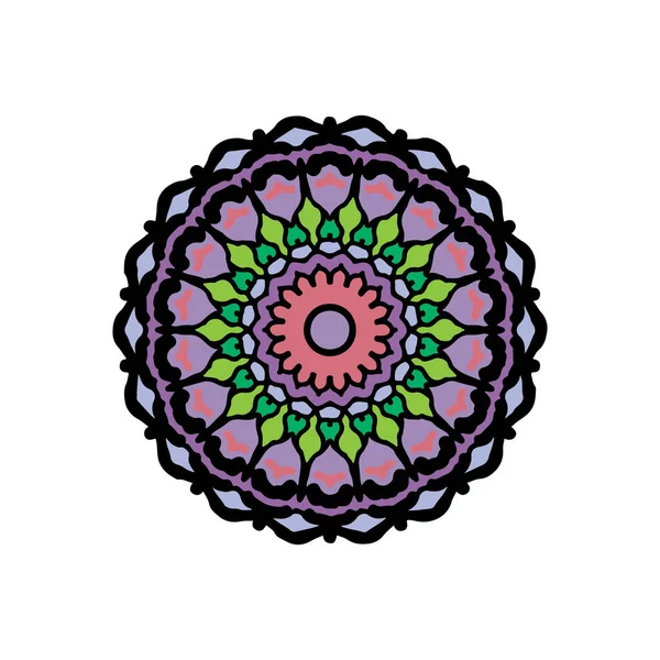 Mandala - vectorlogo / icoon illustratie — Stockvector