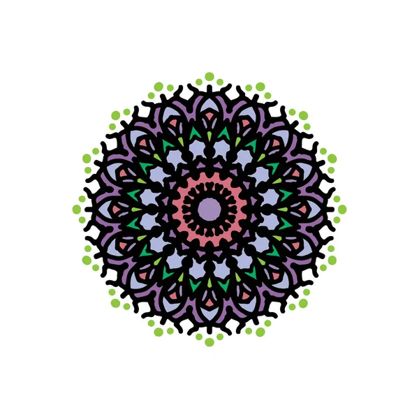 Mandala - vector logo / icono ilustración — Archivo Imágenes Vectoriales