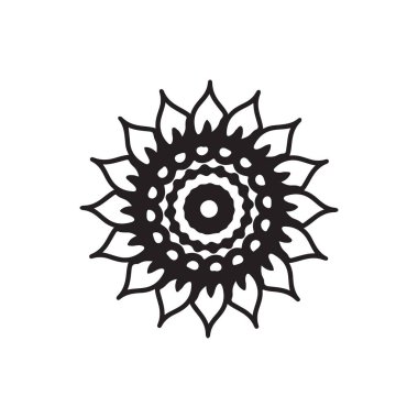 mandala - vector logo/icon illustration