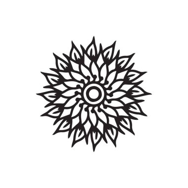 mandala - vector logo/icon illustration