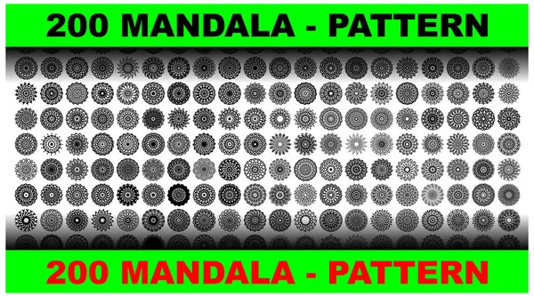 精准玫瑰与线条艺术风格的设计 为女性艺术爱好者设计的Mandala Tattoo 腿和身体的刺青设计引起了兴趣 女性美的审美艺术 花朵如玫瑰般绽放 Mandala — 图库矢量图片