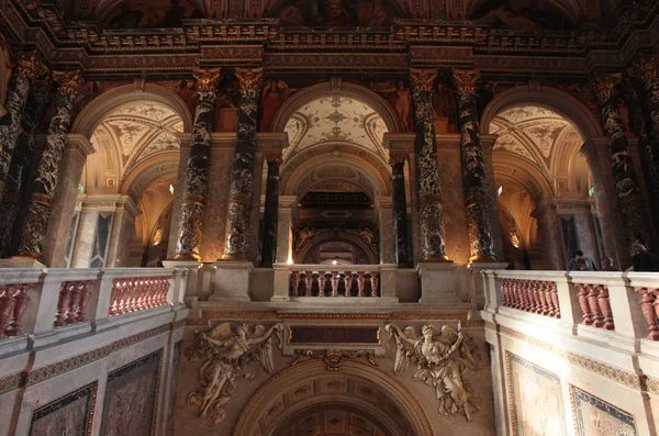 Escadaria Museu História Arte Viena — Fotografia de Stock