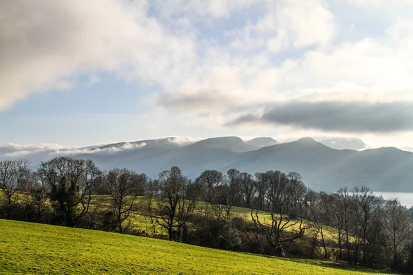 Montagnes à Ambelside Cumbria — Photo