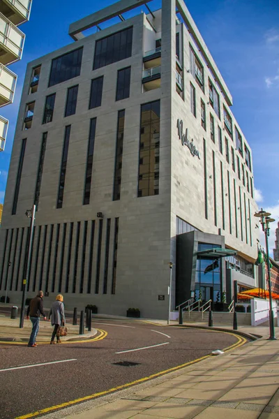 Liverpool, Büyük Britanya - 24 Şubat 2014: Malmaison Hotel Liverpool
