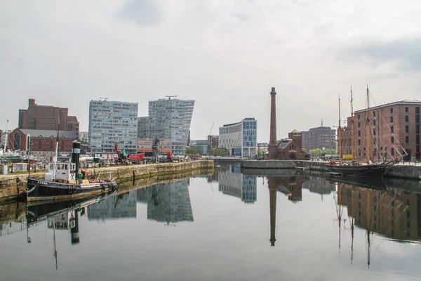 Albert dock w Liverpoolu — Zdjęcie stockowe