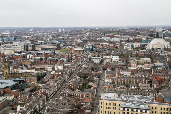 Panorama view of Liverpool Royalty Free Stock Photos