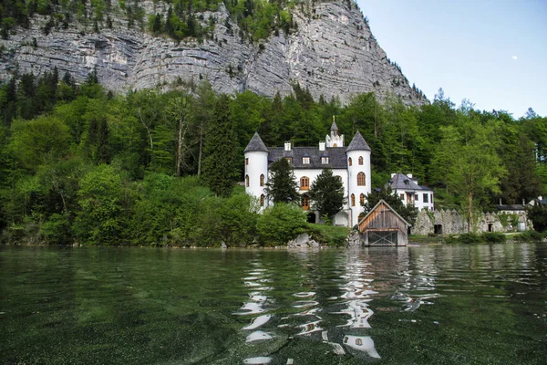 Scenic View Famous Hallstatt Lake — Stock Photo, Image