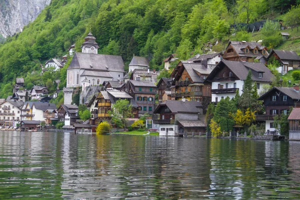 Scenic View Famous Hallstatt Lake — Stock Photo, Image