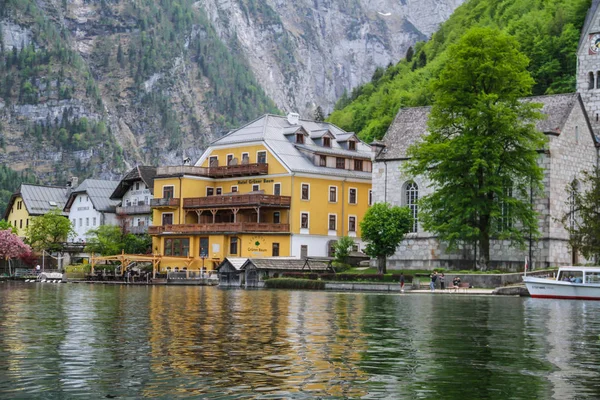 Scenic View Famous Hallstatt Lake — Stock Photo, Image