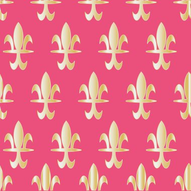 Lile de Fleur dikişsiz iz arkaplan tasarımı