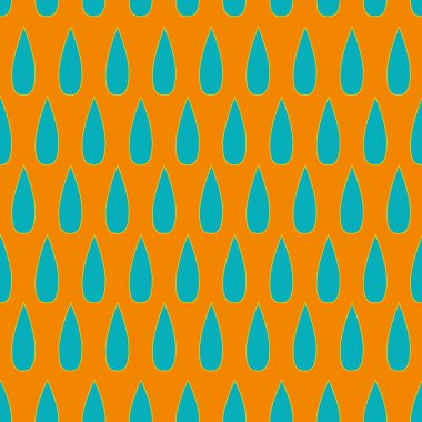 turuncu yağmur damlaları dikişsiz iz arkaplan tasarımı