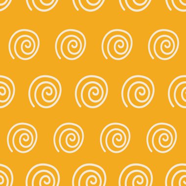 Retro sarı spiralsiz iz arkaplan tasarımı