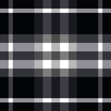 Siyah ve beyaz burberry dikişsiz iz arkaplan tasarımı