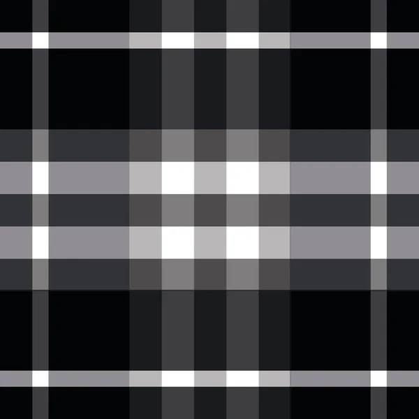 Black and white burberry seamless pattern print background design — ストックベクタ