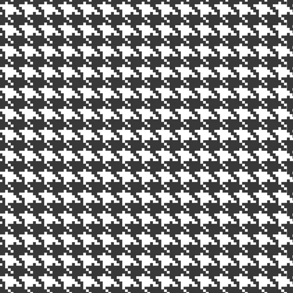 Seamless pied de poule squares background pattern print design — Stock Vector