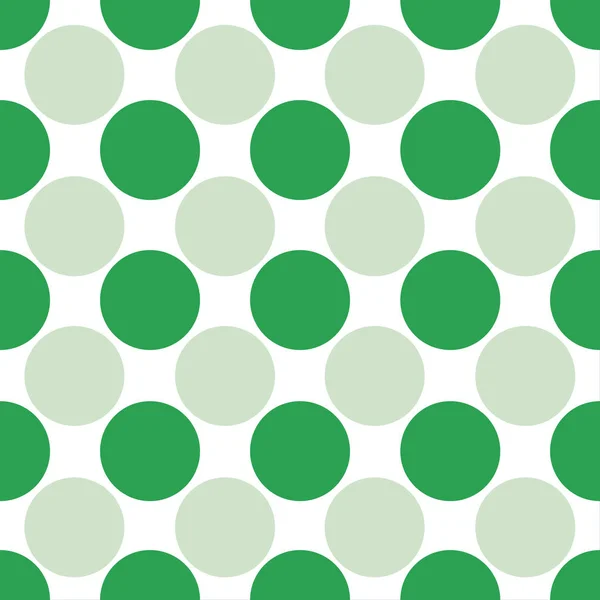 Couleur verte points fond sans couture motif conception d'impression — Image vectorielle