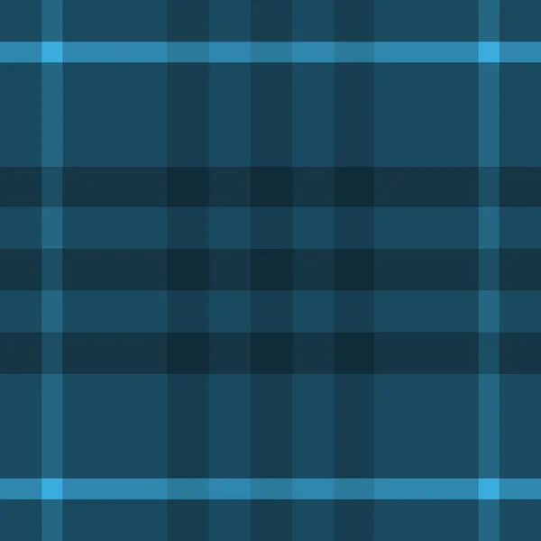 ベクトルはシームレスな古典的な青を繰り返し｜Tartan pattern background — ストックベクタ