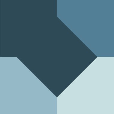 Mavi geometrik figür kusursuz desen izini tekrarla.