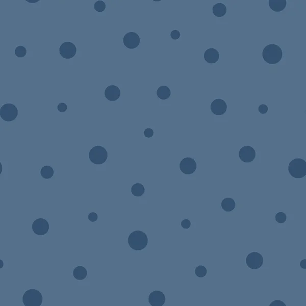 Kis klasszikus kék pontok ismétlődő minta nyomat háttér tervezés — Stock Vector