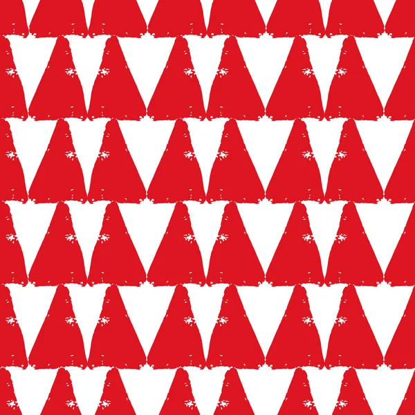 Rote Zahlen wiederholen Muster drucken Hintergrunddesign — Stockvektor