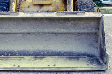 Ön cephe doldurucu buldozer. Boşluğu kopyala