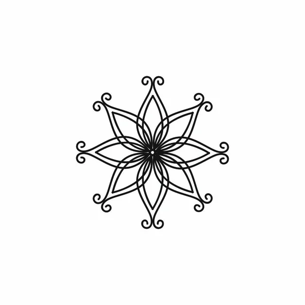 Patrón vectorial. Desenchufado. Mandala. — Archivo Imágenes Vectoriales