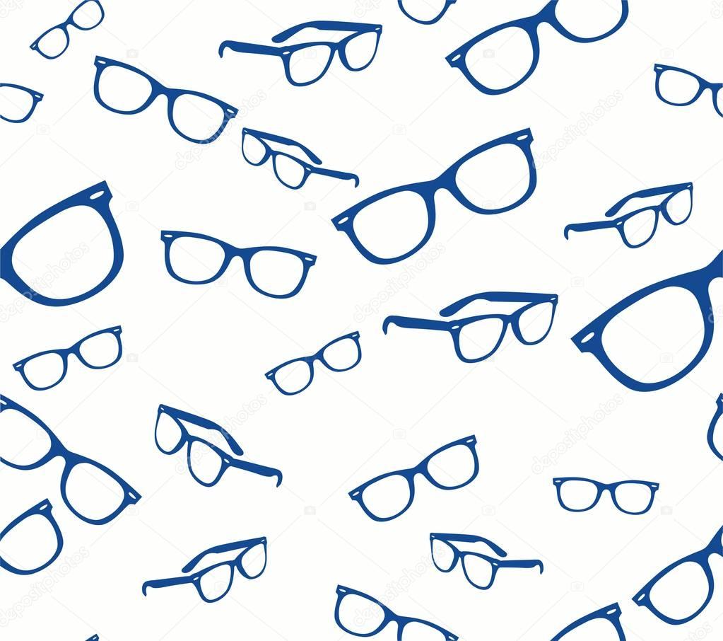 Seamless spectacles, glasses pattern, eyeglasses, specs . Sunglasses