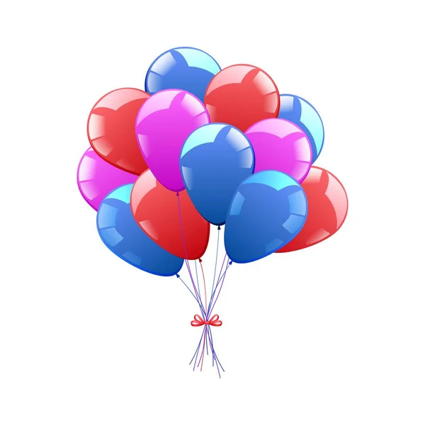 Εικονίδιο του φορέα. Μπαλόνια. Εορταστική διακόσμηση — Διανυσματικό Αρχείο
