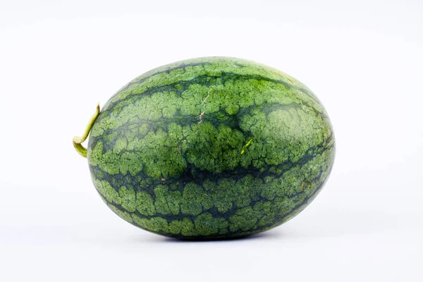 Lato Del Melone Strisce Verdi Sono Unici — Foto Stock